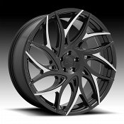 Dub G.O.A.T S259 Gloss Black Machined Custom Wheels